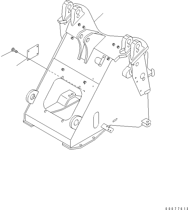 FRAME,FRONT 417-T80-A201 KOMATSU