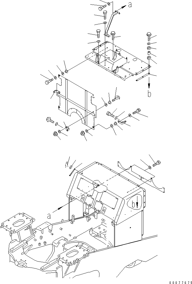 Кронштейн 41F-S05-1760 KOMATSU