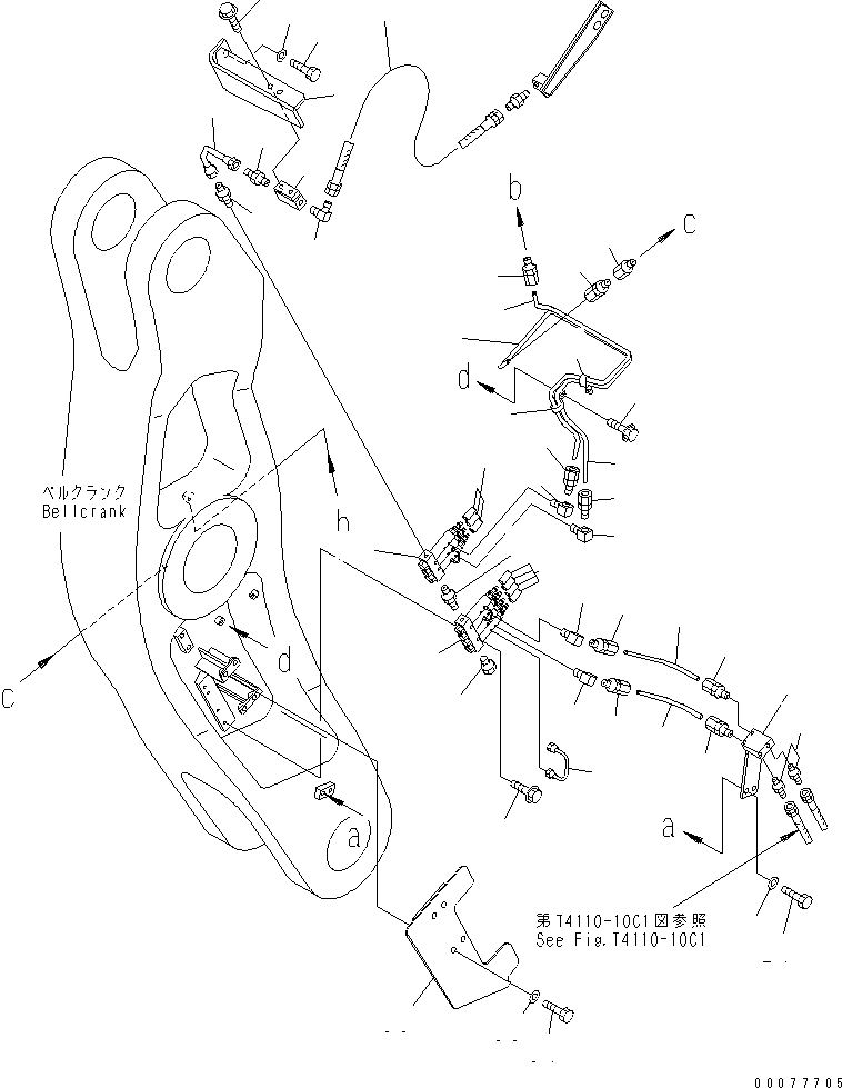 Шланг 07086-30409 KOMATSU