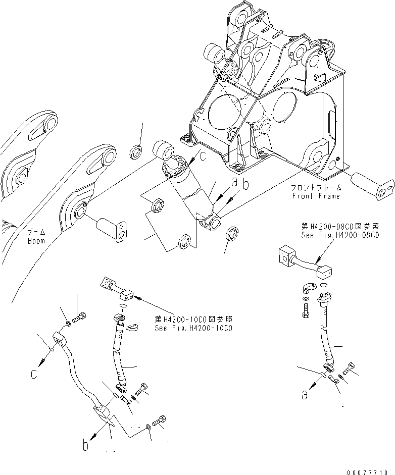 Шланг 07084-11413 KOMATSU