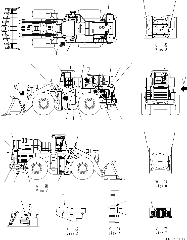 PLATE, CAUTION,BRAKE OIL 09811-04000 KOMATSU