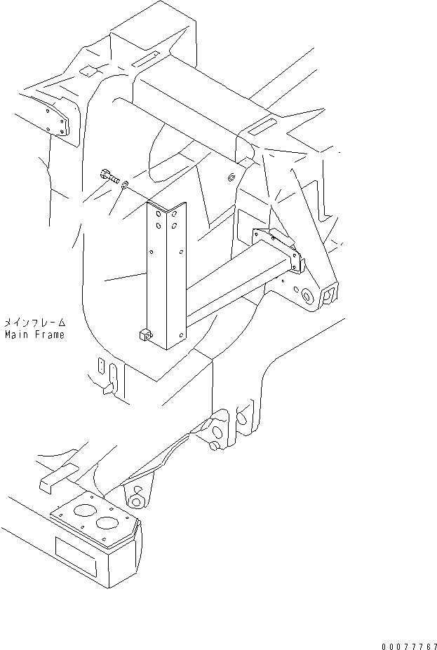 Кронштейн 561-35-62641 KOMATSU