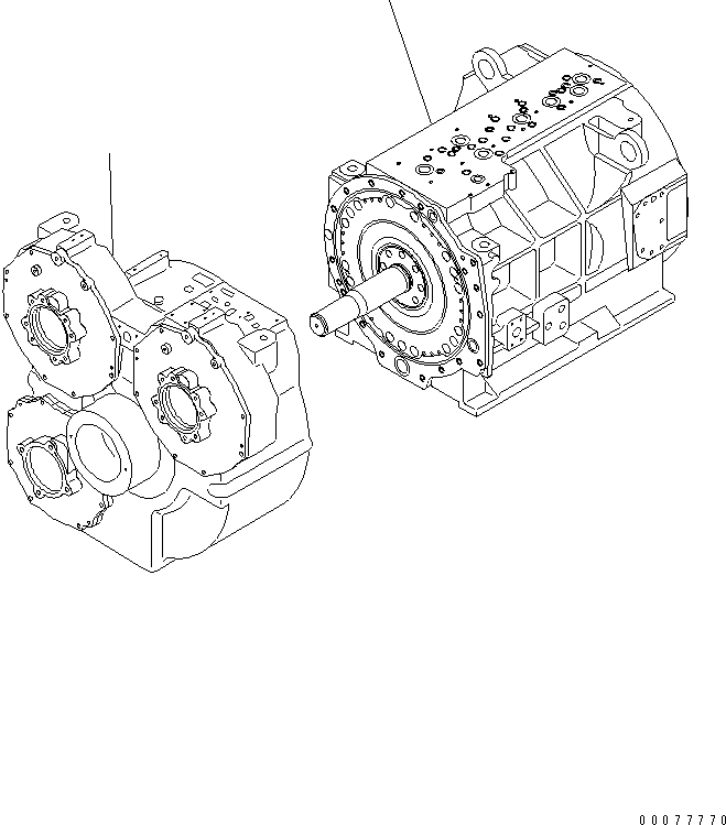 трансмиссия в сборе (561-15-61060) KOMATSU