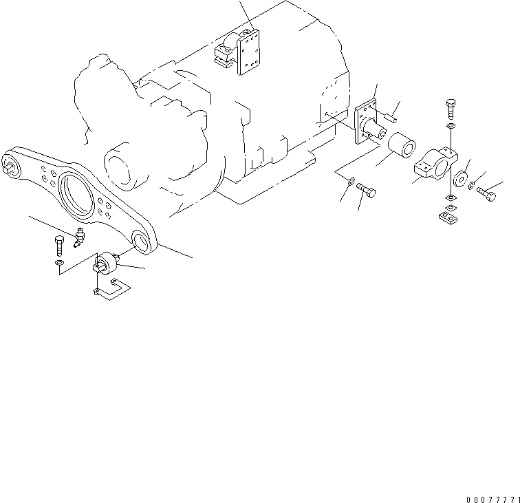 PIN,L.H. 569-14-41150 KOMATSU