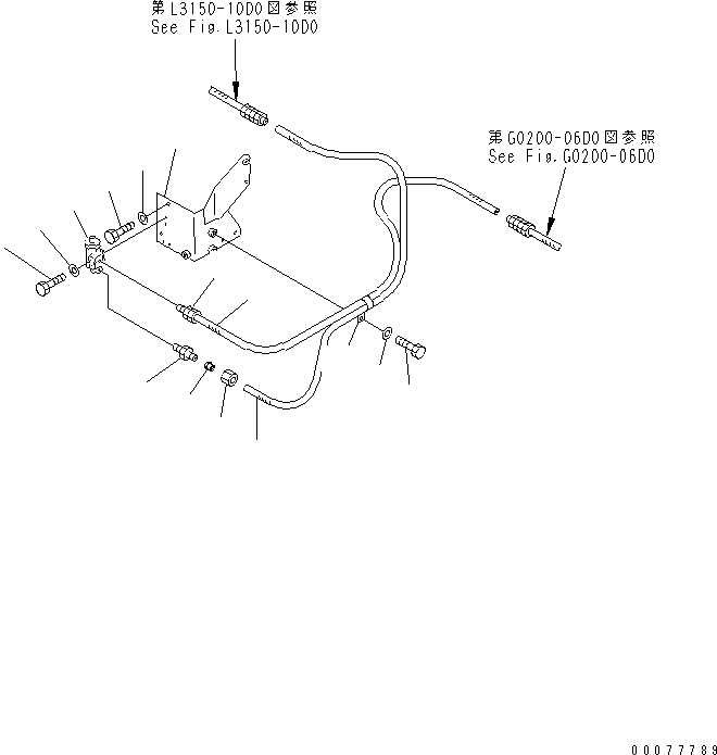 Трубка 07822-00413 KOMATSU