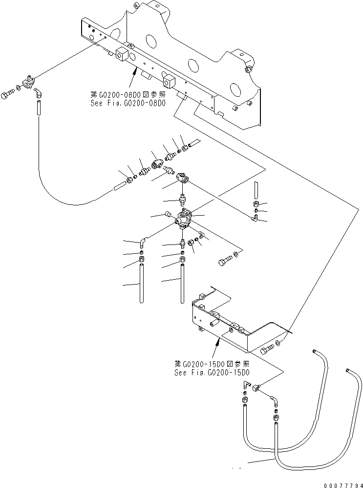 Ниппель 07327-20300 KOMATSU