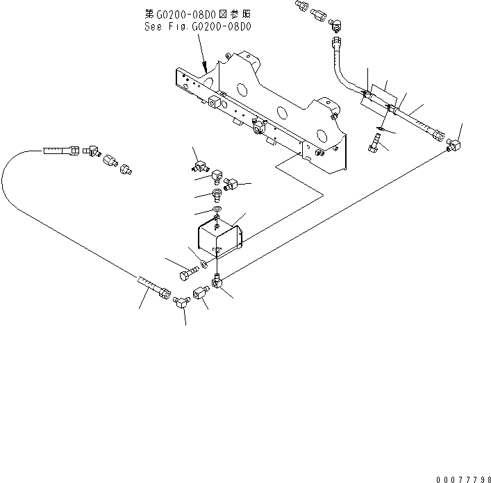 OIL TANK ASS'Y 561-35-41612 KOMATSU