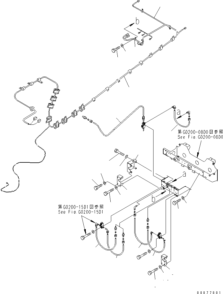 Жгут проводов 561-88-61740 KOMATSU