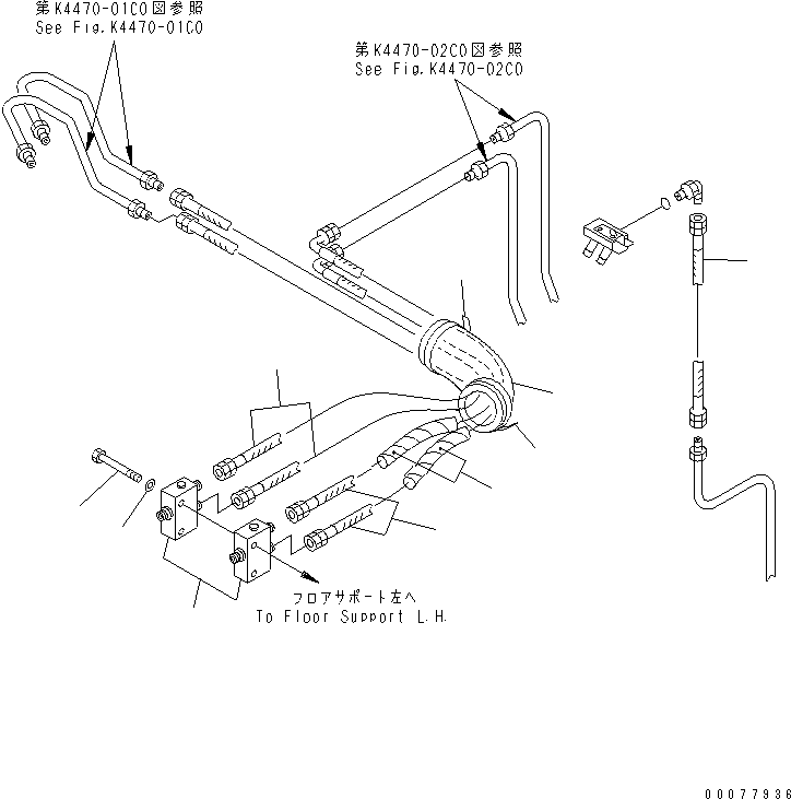 Шланг 07624-104A6 KOMATSU