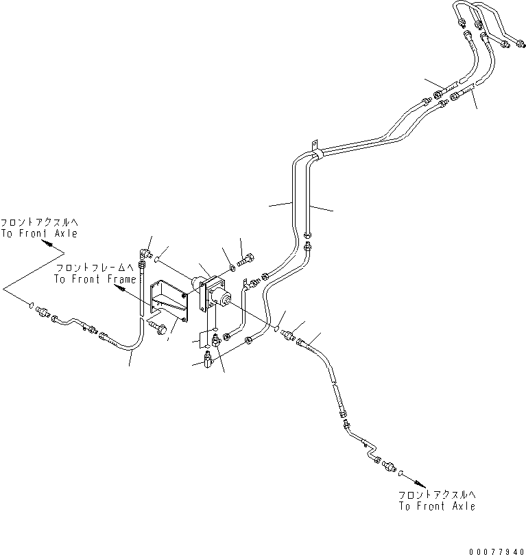 Шланг 07108-30407 KOMATSU