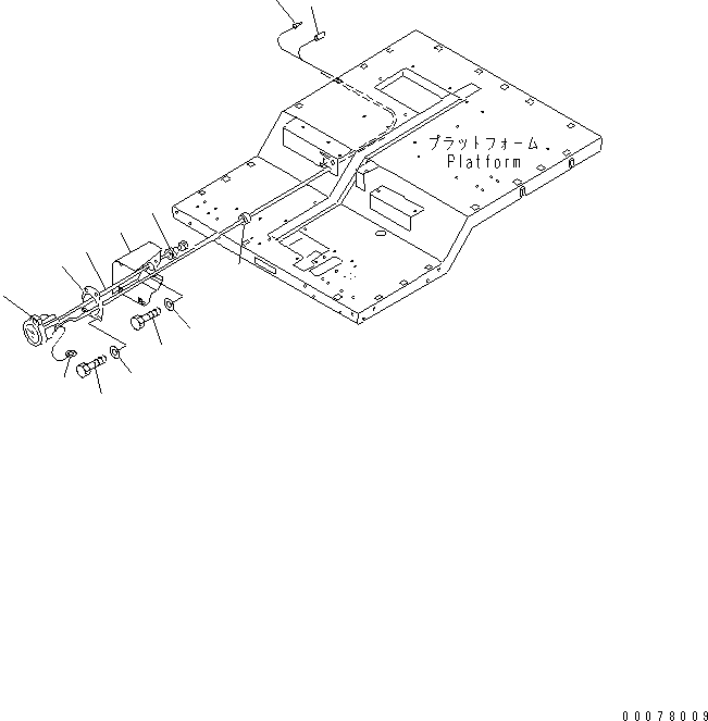 Кабель 596-06-11510 KOMATSU