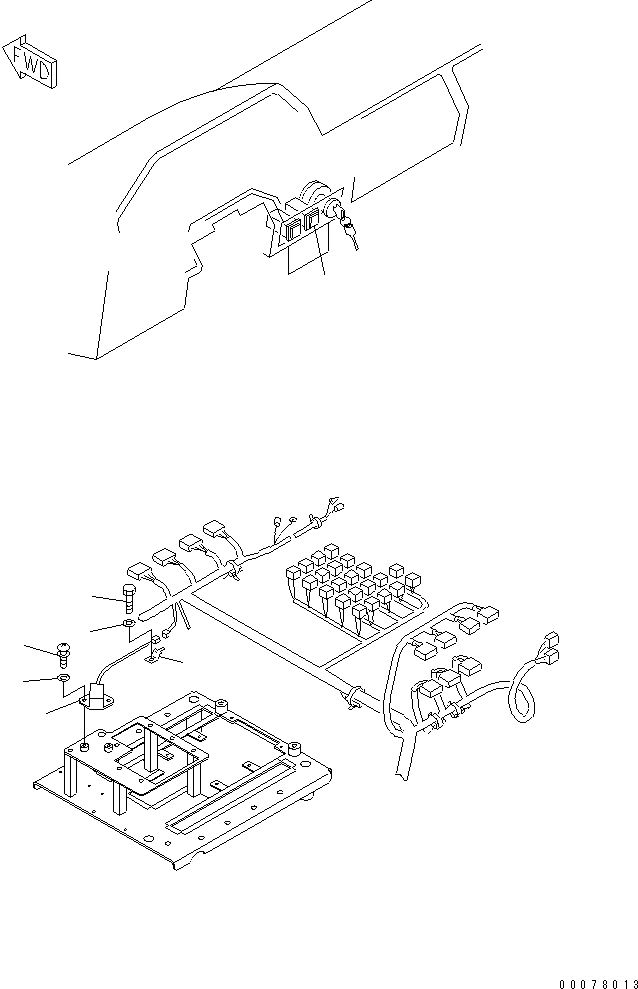 SWITCH,HEAT 569-06-61211 KOMATSU