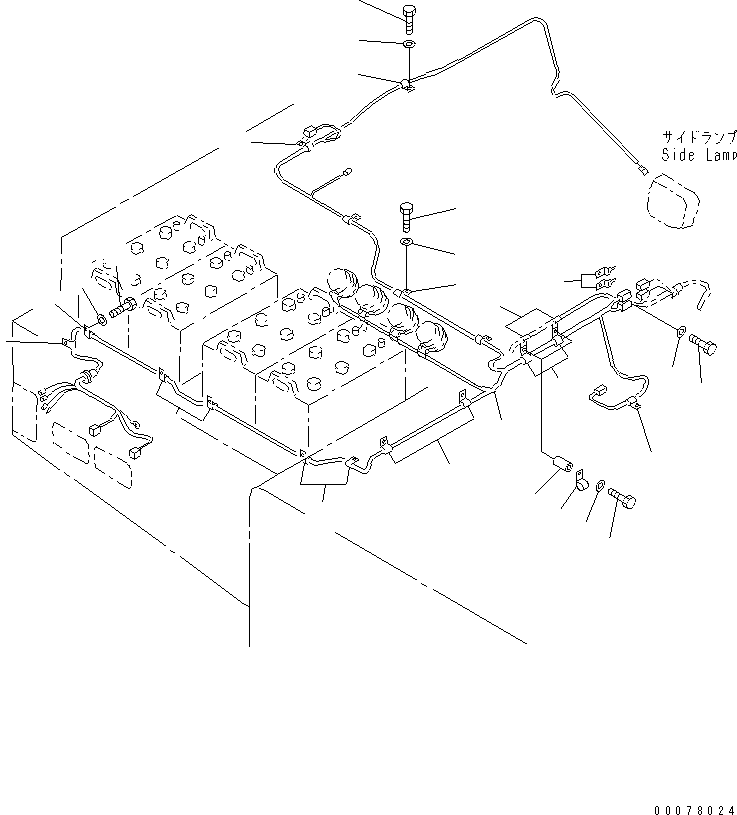 WIRING HARNESS,R.H. (STRENGTHENED TYPE) 561-06-69120 KOMATSU