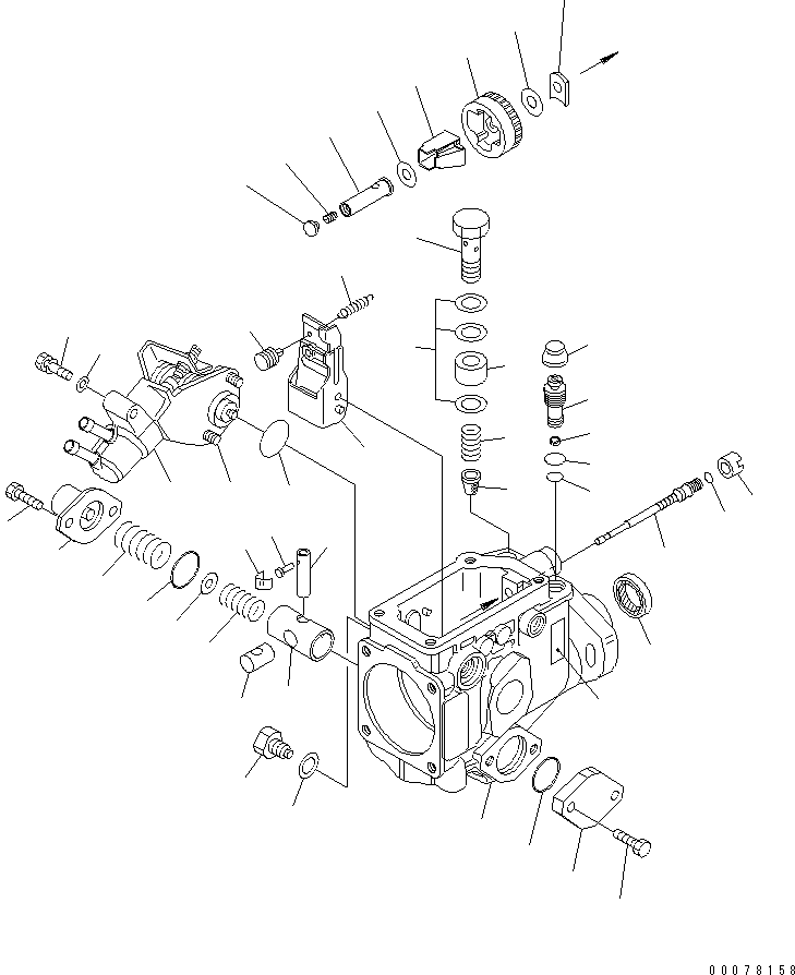 Насос в сборе (DKH104980001) KOMATSU