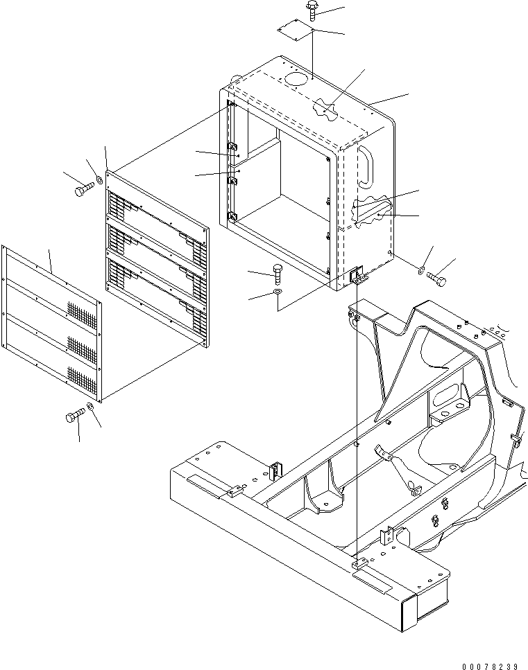 GRILL 567-92-71121 KOMATSU