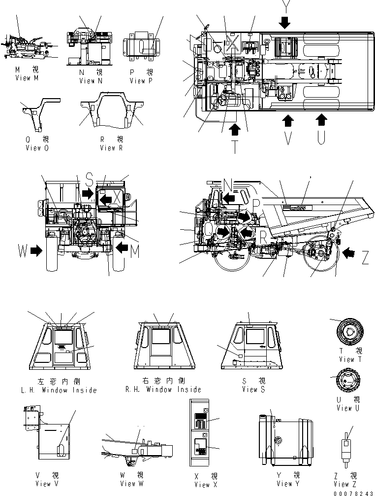 PLATE, SAFETY,VOLTAGE HAZARD 09801-D0481 KOMATSU