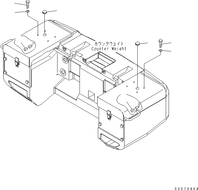 Разъём 23C-06-51430 KOMATSU