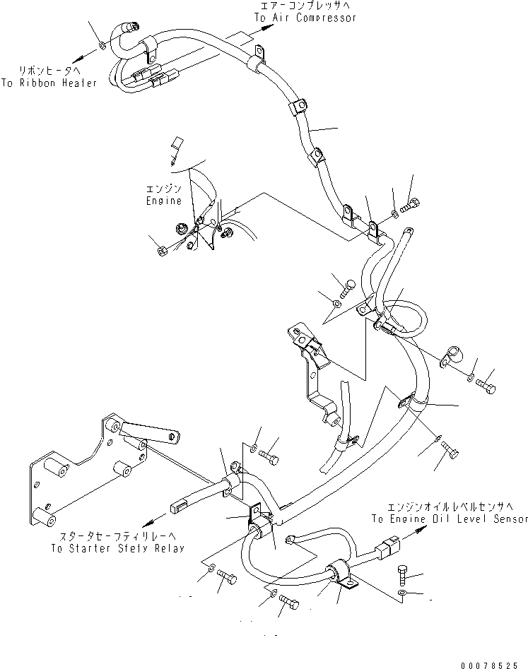 Жгут проводов 421-06-43151 KOMATSU