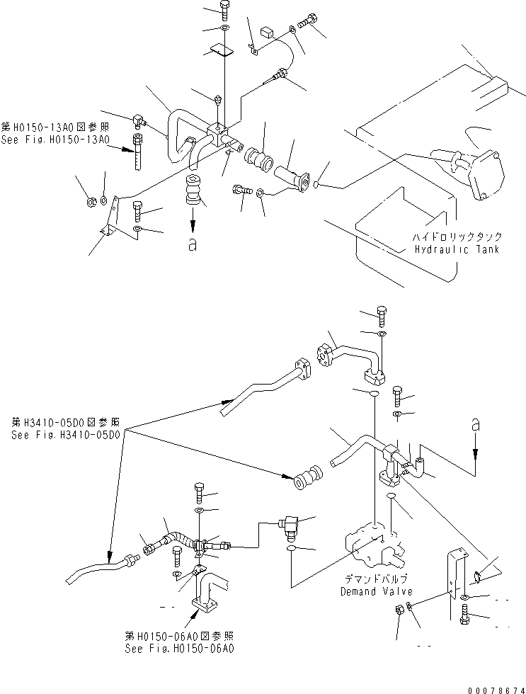 Трубка 561-61-64162 KOMATSU
