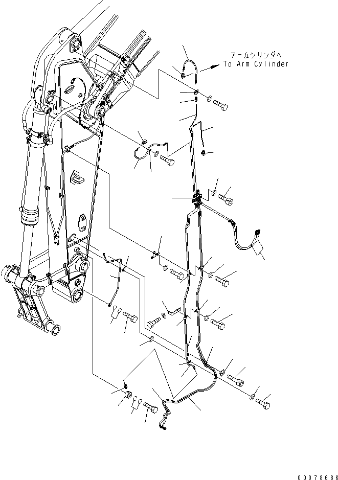 Шланг 207-70-K3740 KOMATSU