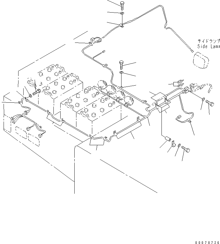 WIRING HARNESS,R.H. 561-06-63533 KOMATSU