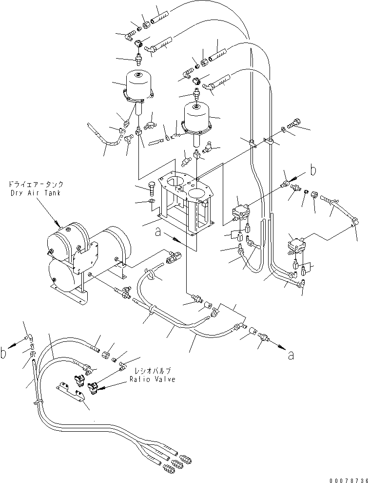 BRAKE CHAMBER ASS'Y 561-35-61501 KOMATSU