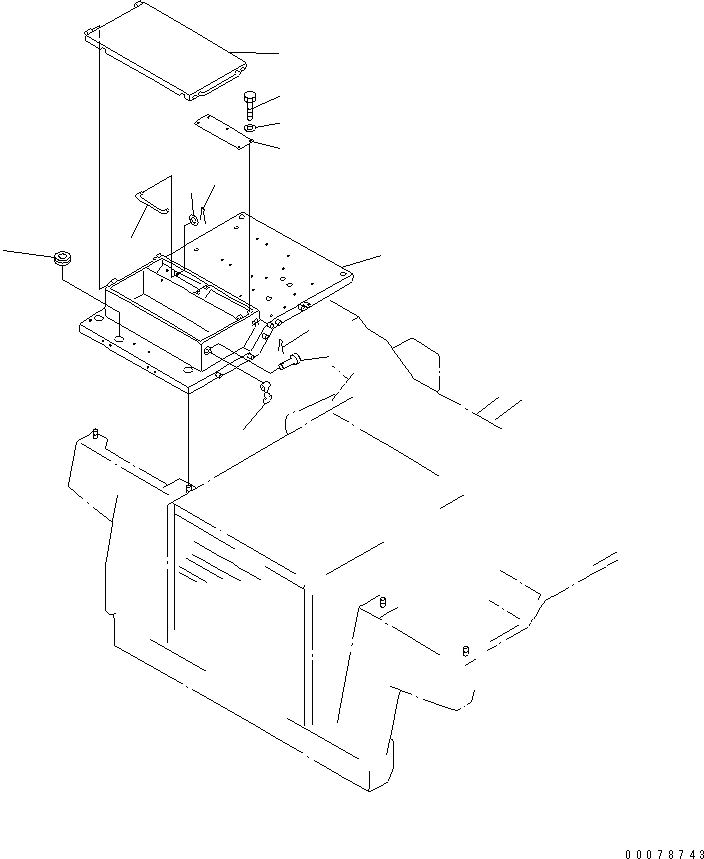 PLATFORM,R.H. 561-97-62481 KOMATSU