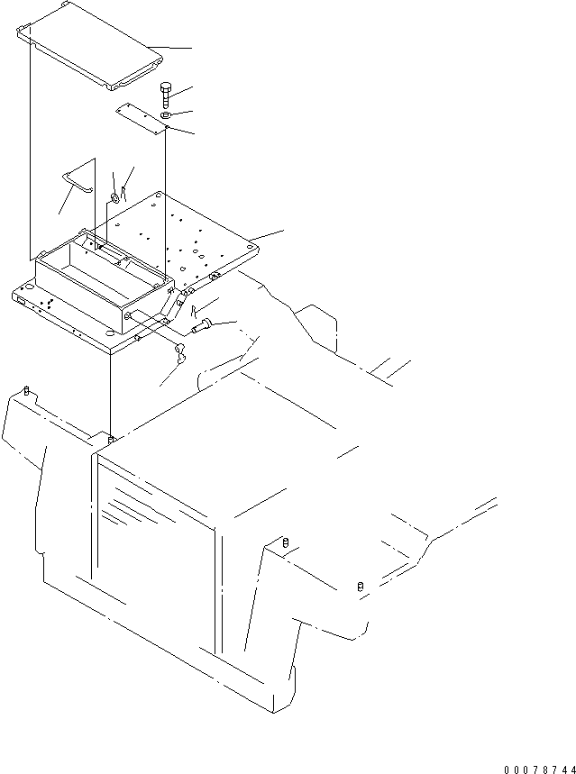 PLATFORM,R.H. 561-97-62471 KOMATSU