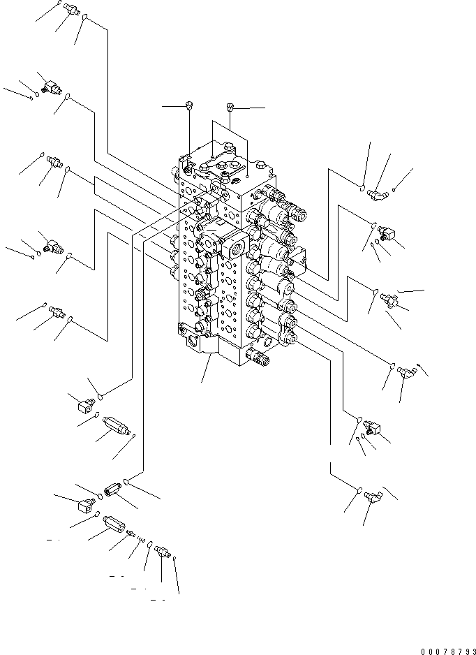 Управляющий клапан (\0\723-48-26700) KOMATSU