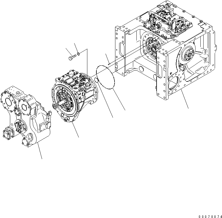 TORQUE CONVERTER (134-13-61052) KOMATSU