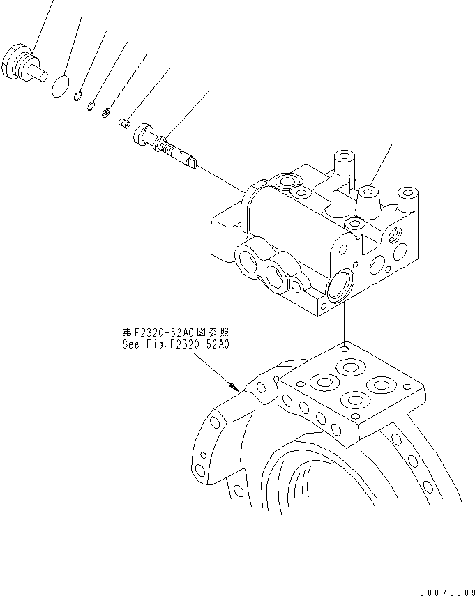 Управляющий клапан в сборе 17A-15-15010 KOMATSU