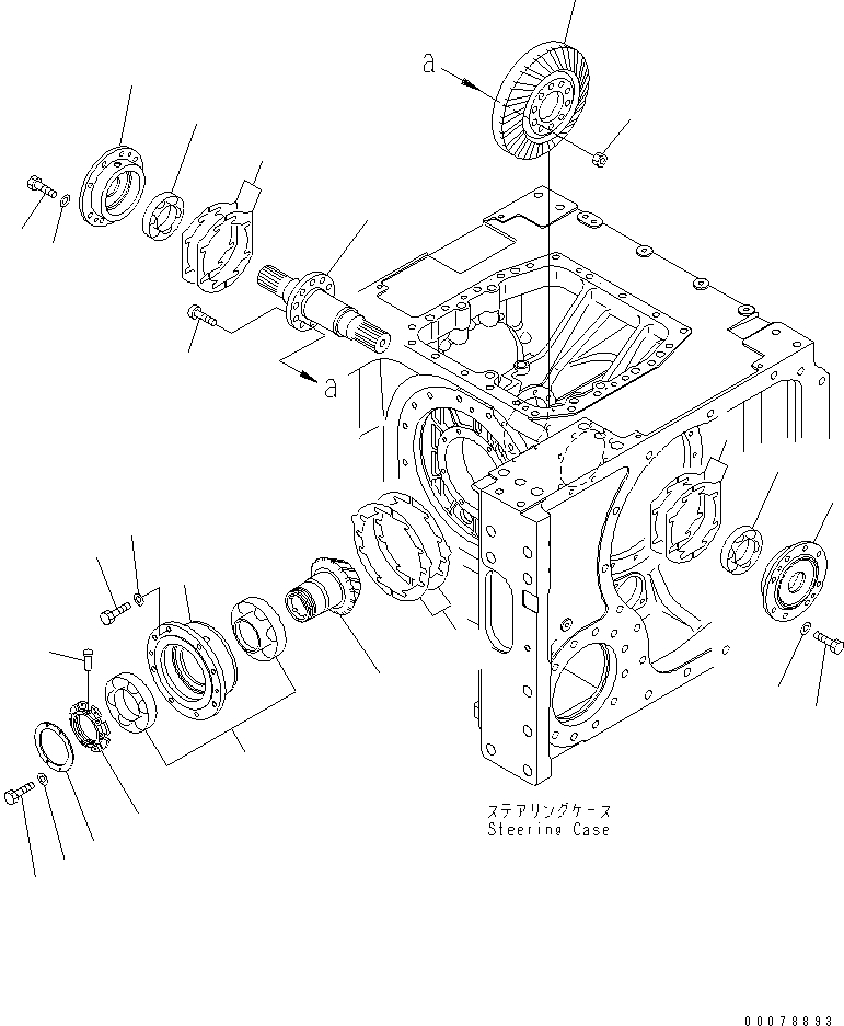 STEERING ASS'Y 134-22-61050 KOMATSU