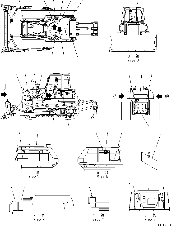 PLATE MARK,MODEL R.H. 134-98-61280 KOMATSU