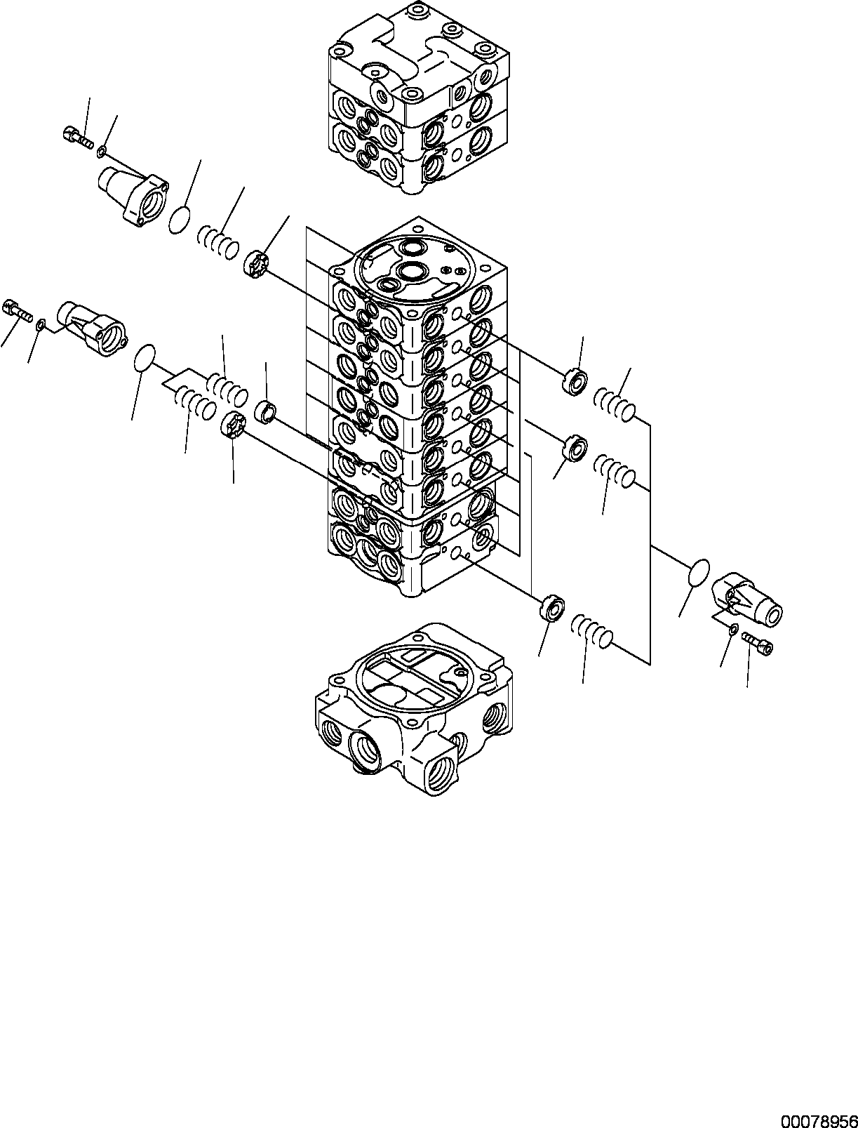 CONTROL VALVE, ASSEMBLY (723-2A-10800) KOMATSU