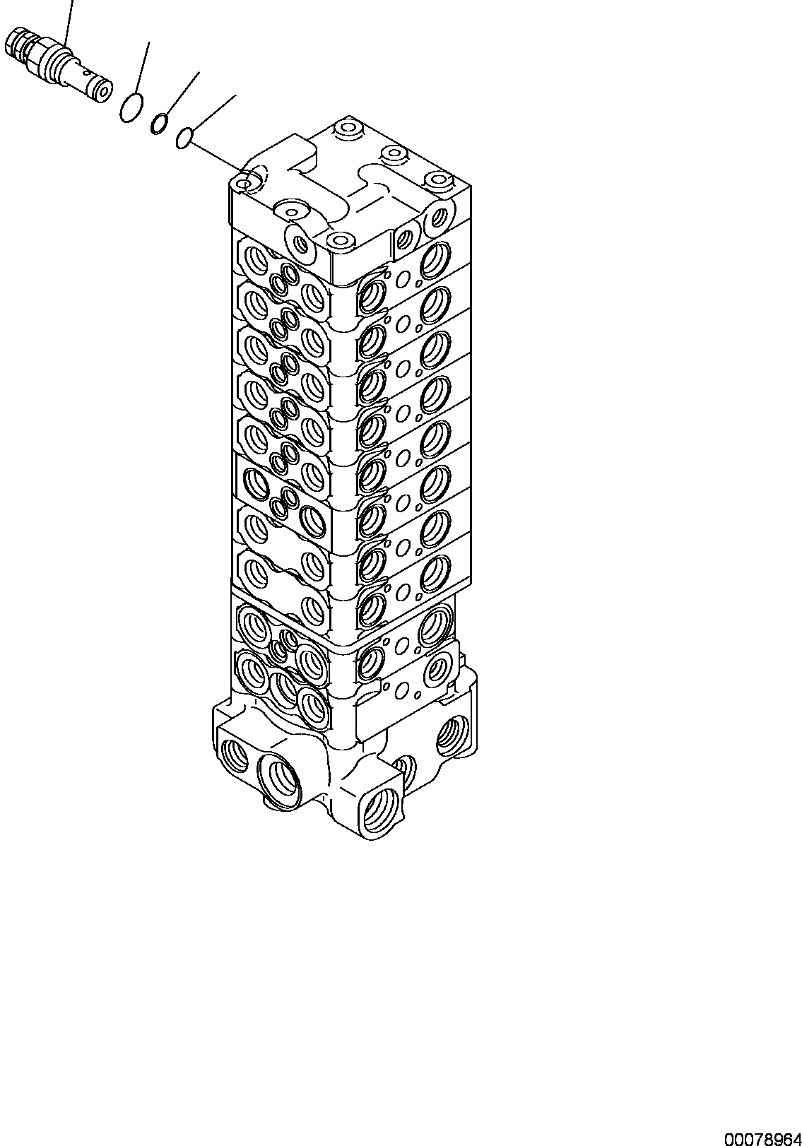 SAFETY VALVE, ASSEMBLY 723-20-61901 KOMATSU