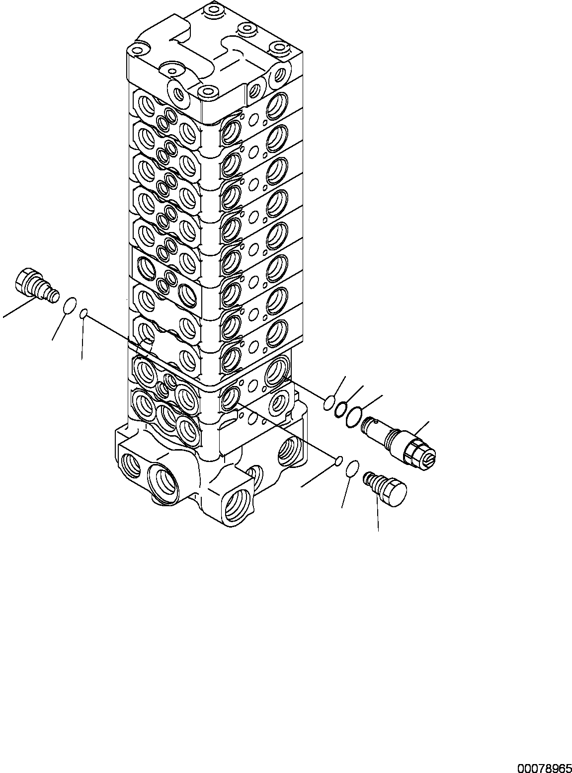 Предохранительный клапан 723-20-66400 KOMATSU