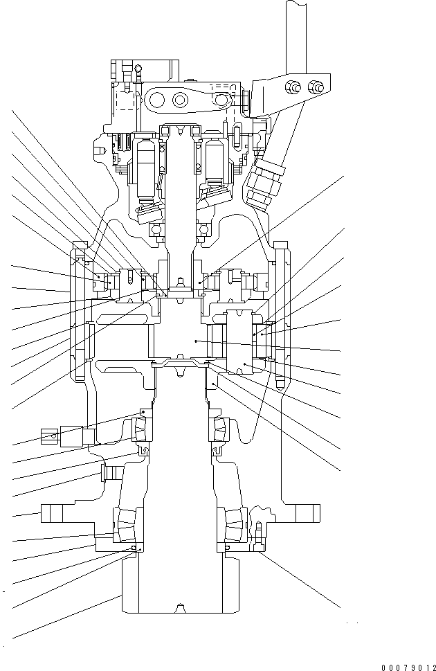 Box, Gear KBB0841-35003 KOMATSU