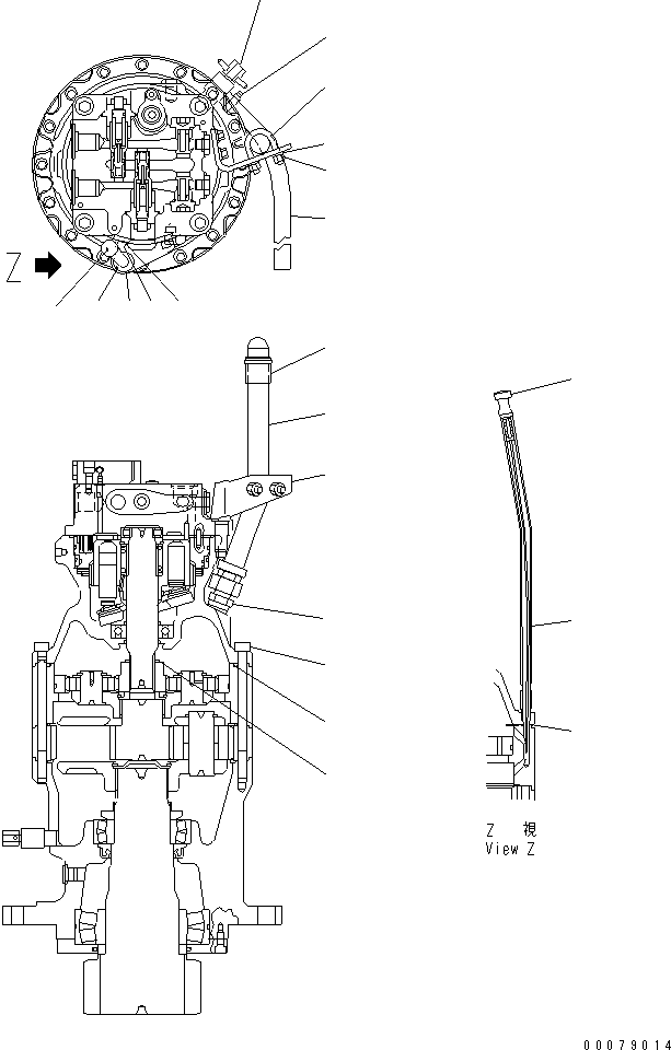 Гайка KBB0141-30006 KOMATSU