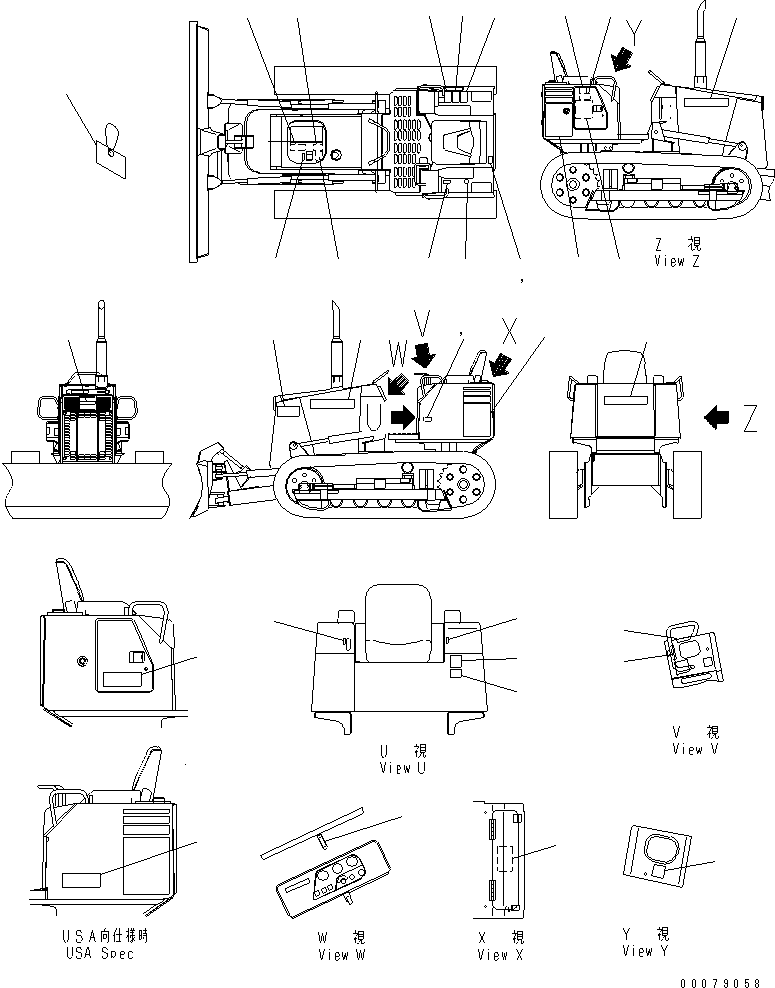 PLATE MARK,D21P 10G-98-21960 KOMATSU