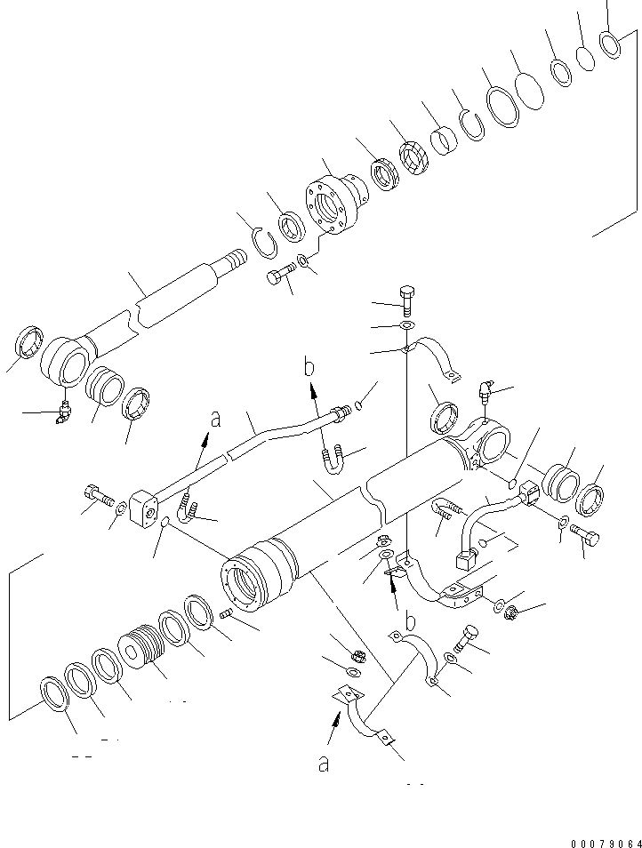 Стопорное кольцо 707-75-60110 KOMATSU