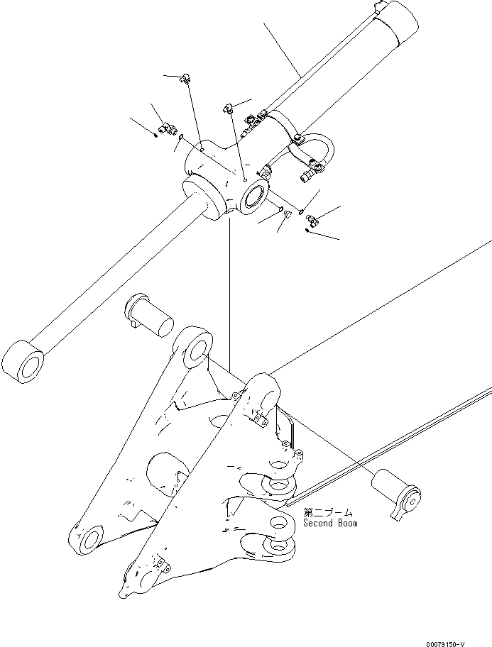 CYLINDER GROUP,(SEE FIG. Y1620-11A2) (707-03-X0330) KOMATSU