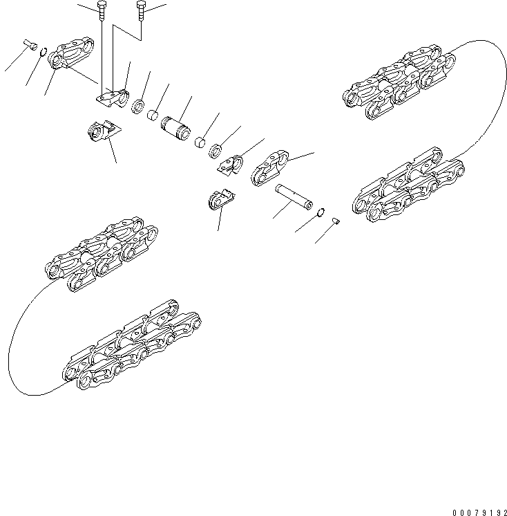 LINK,MASTER, L.H. PIN SIDE 17M-32-77620 KOMATSU