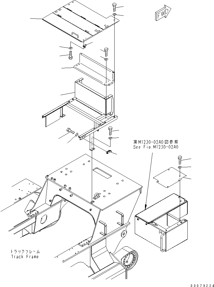 Пластина 8255-54-4352 KOMATSU