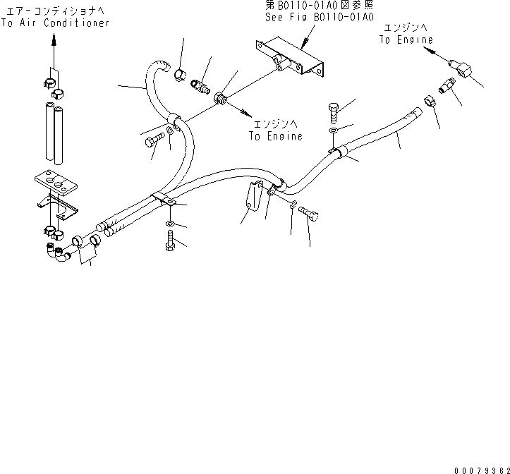 Спиральная трубка 08210-01830 KOMATSU