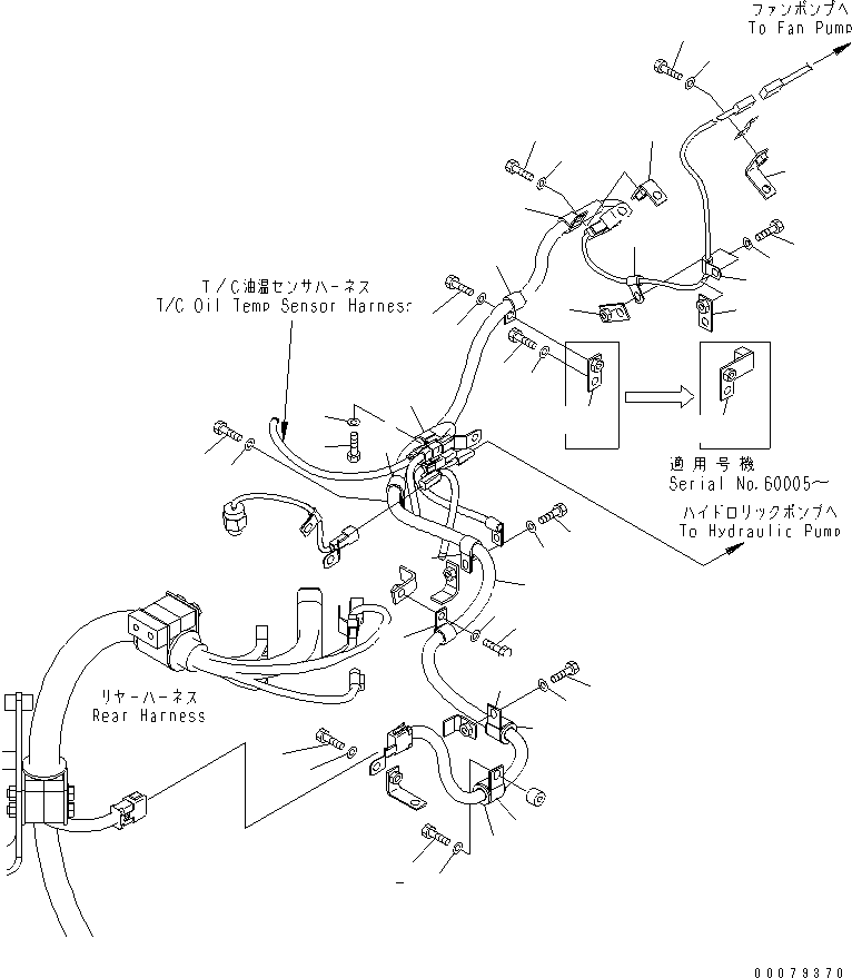 Жгут проводов 425-06-32252 KOMATSU