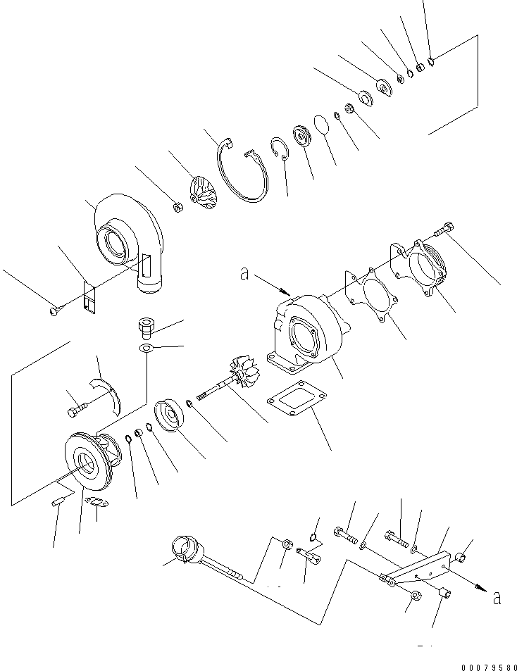 TURBOCHARGER KIT 6743-84-8010 KOMATSU