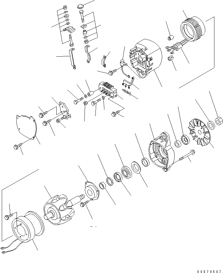 SCREW ASSEMBLY, MOUNTING 1268 364 H1 KOMATSU