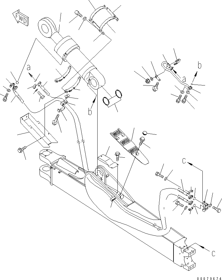 Крышка 41F-70-15790 KOMATSU