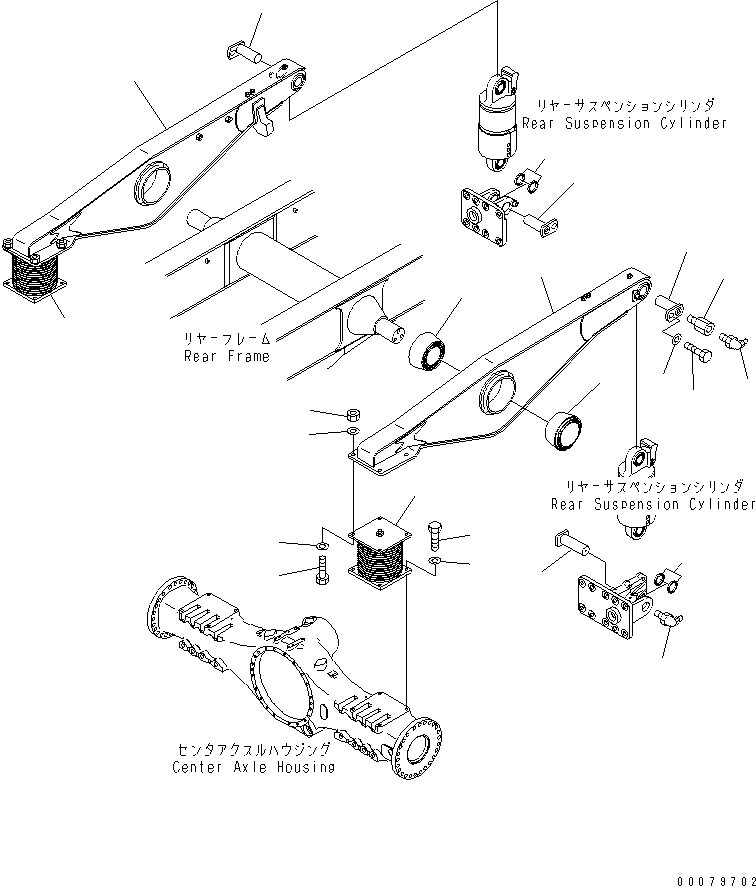BAR,EQUALIZER,PLM(R. 56B-86-16760 KOMATSU
