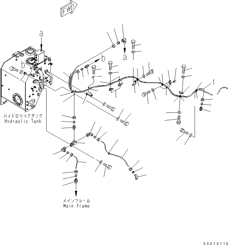 Трубка 07822-00640 KOMATSU